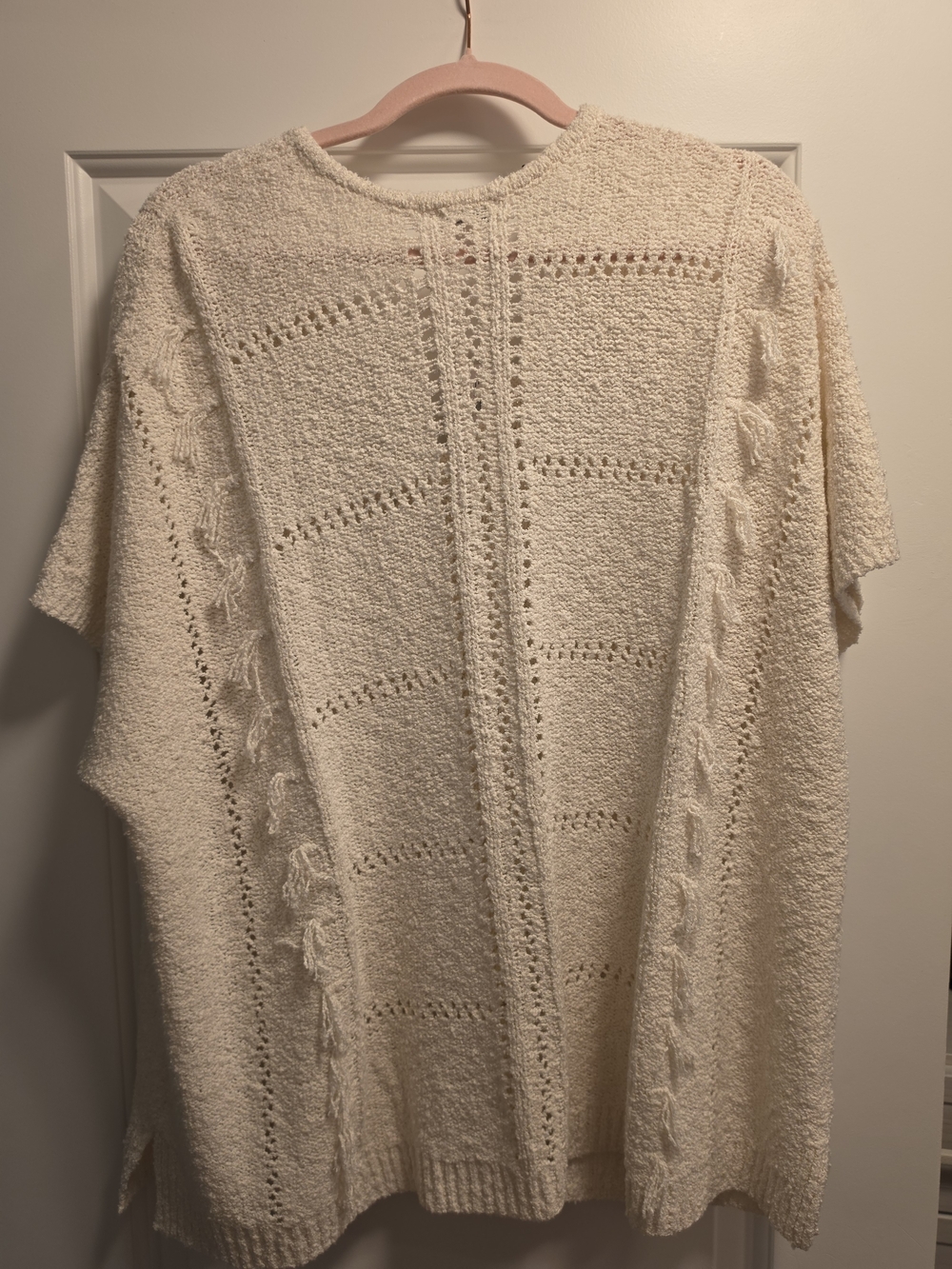 NWT J. Jill Barley Open-Front Crochet Top - Picture 6 of 6